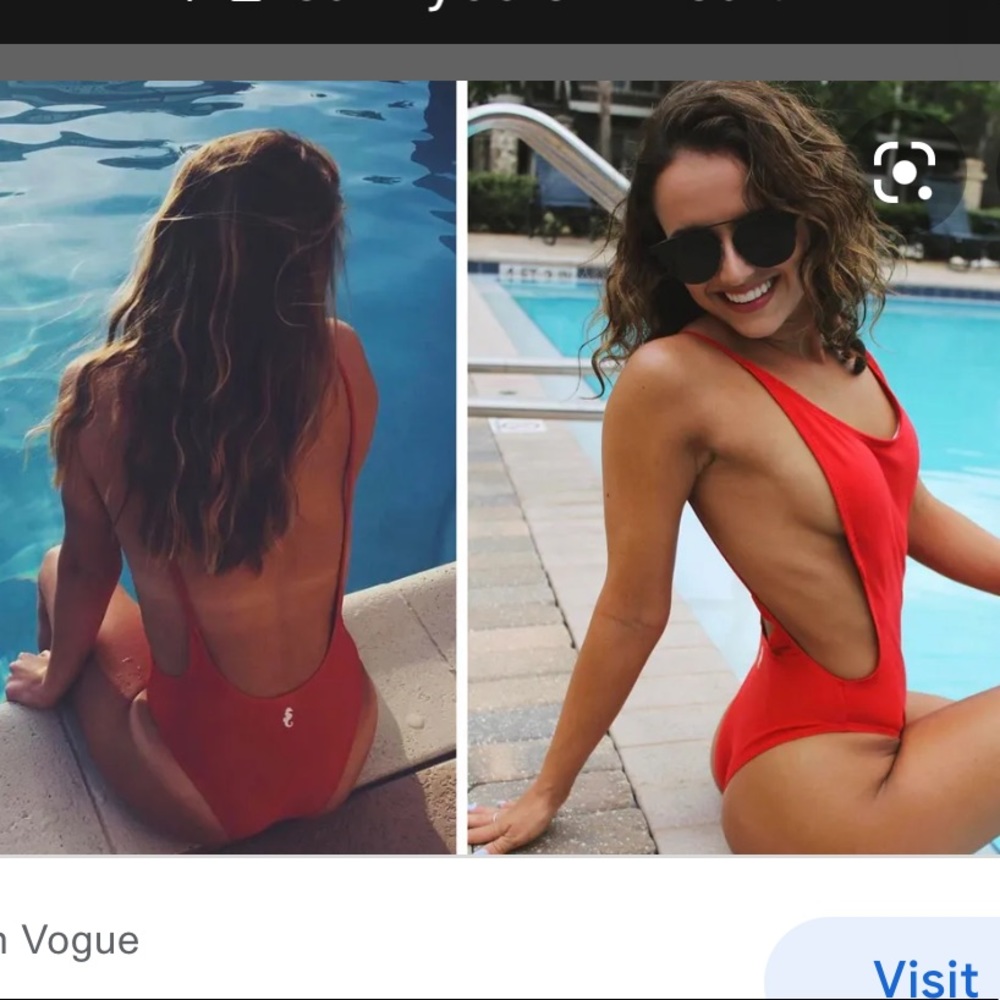 Famous sunnyco onepiece swimsuit featured on vogue